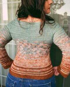 Shoreline Raglan Crochet Pattern - Tigers Eye Handmade