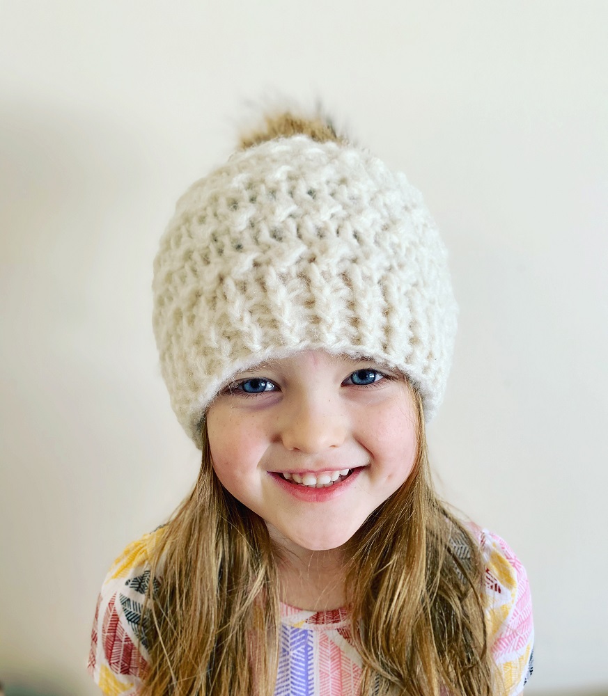 child size crochet hat pattern