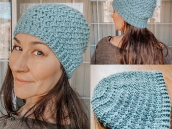 textured hat crochet pattern