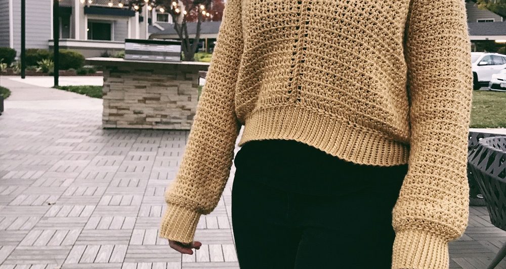 oversized crochet sweater pattern free