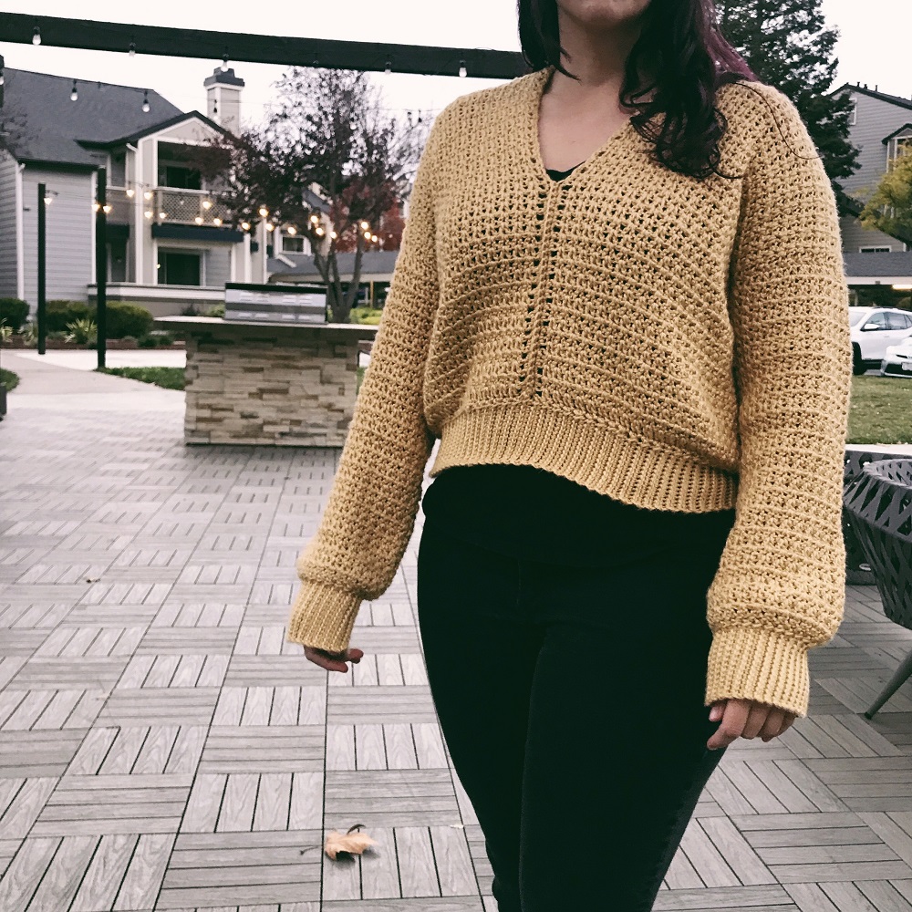 Fall Slouchy Sweater Crochet PATTERN